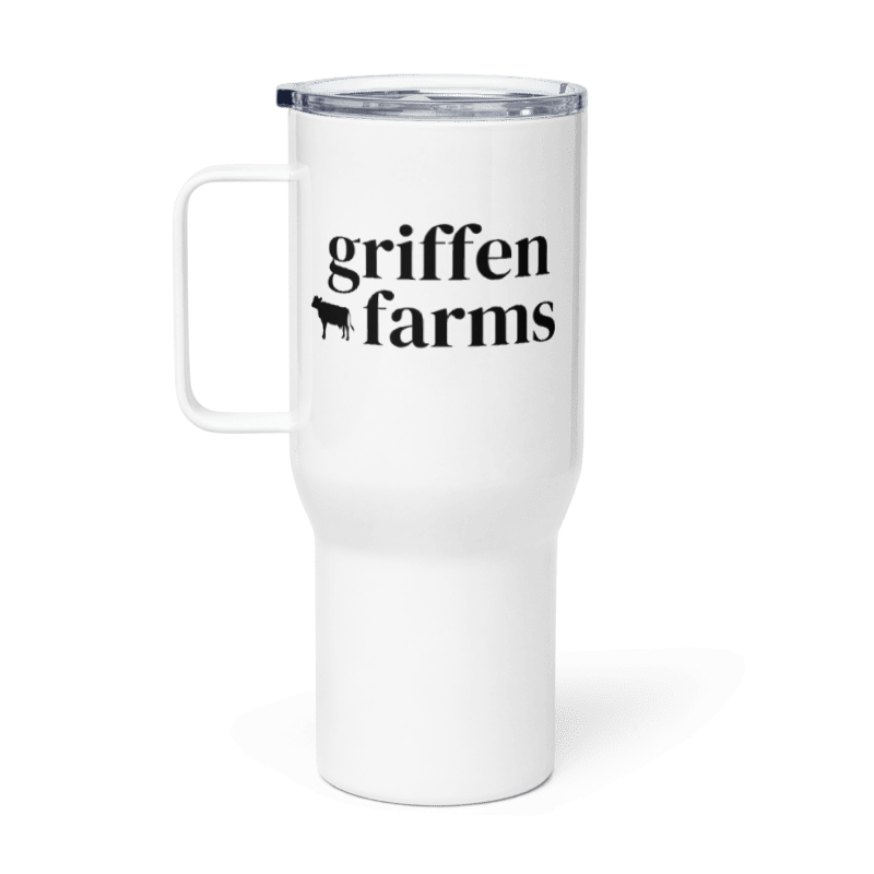 Griffen Farms Travel mug with a handle