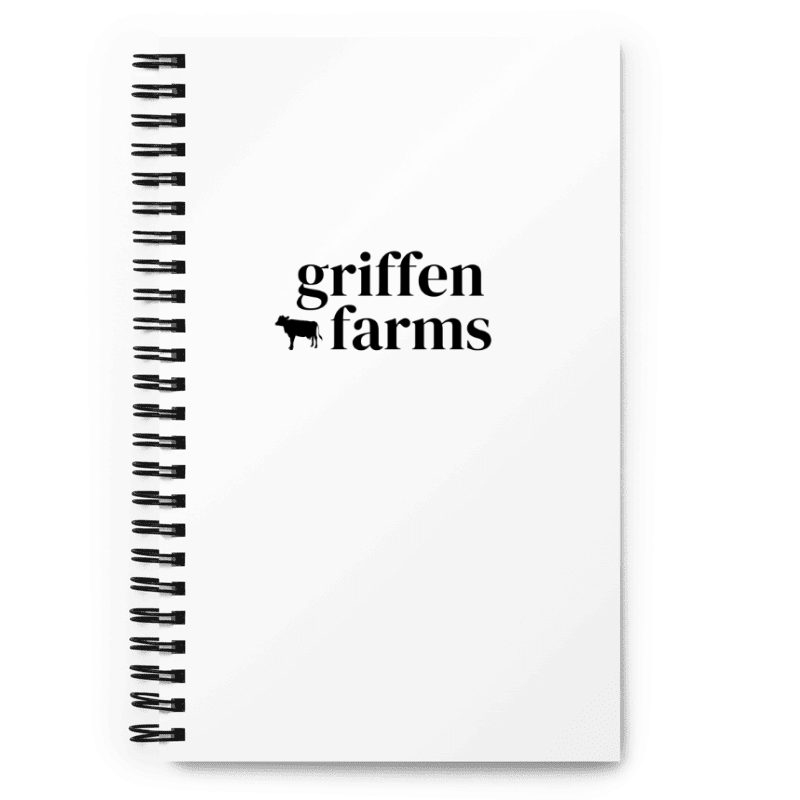 Griffen Farms Spiral notebook