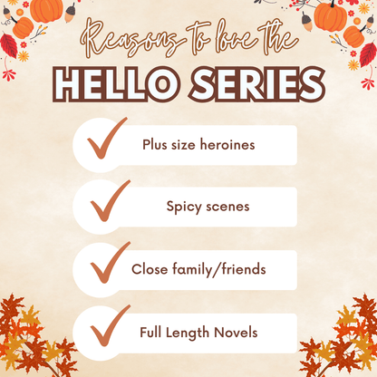 Fall Sale - Buy 5 Hello Books, get 6 FREE