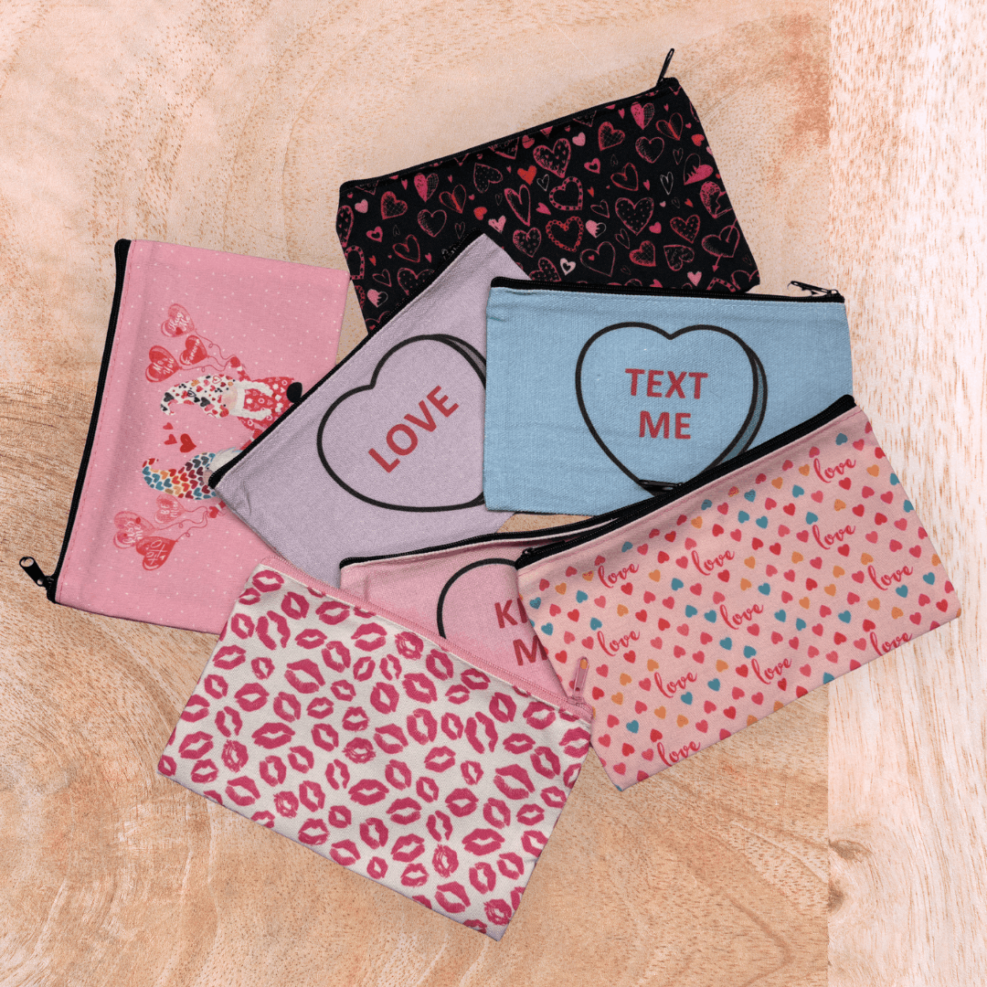 canvas zipper bag with different canvas bags