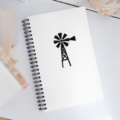 Windmill Spiral notebook