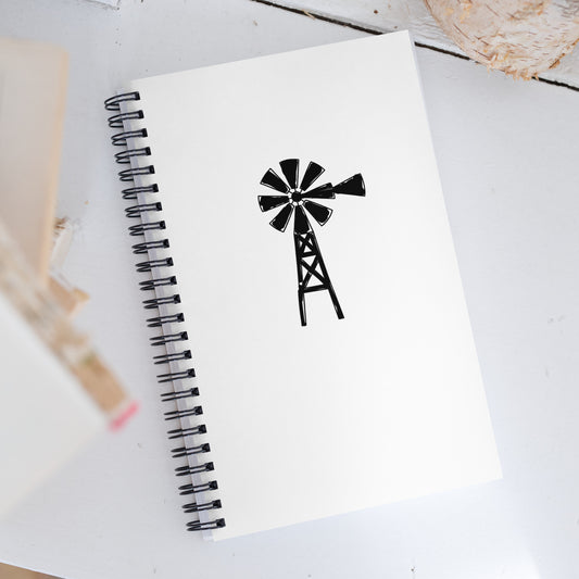 Windmill Spiral notebook