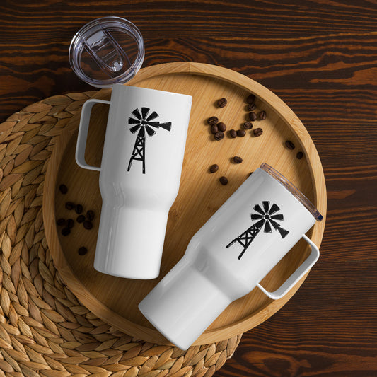 Windmill Travel mug with a handle